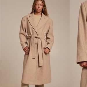 PrettyLittleThing Wool Maxi Coat